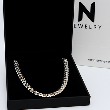 9mm Cuban link chain - 999 Silver